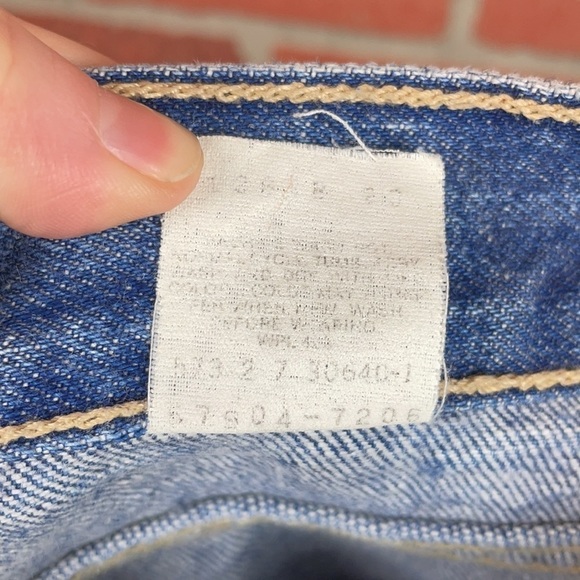 RARE Vintage 80’s Levi’s 573 High Waisted Orange Tab Tapered Pleated Mom Jean 28 - Picture 15 of 16
